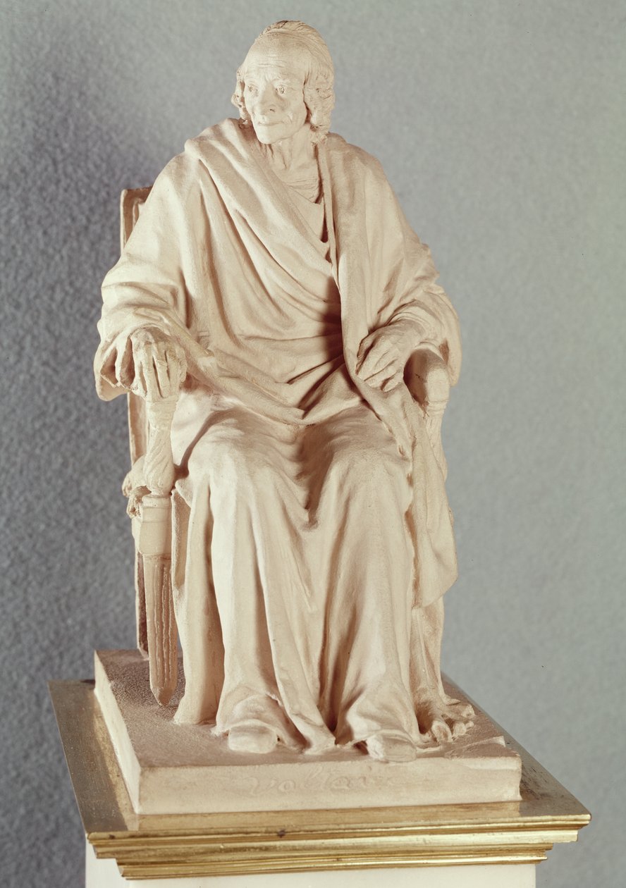 Francois Marie Arouet Voltaire (1694-1778) 1778 (mramor) od Jean Antoine Houdon