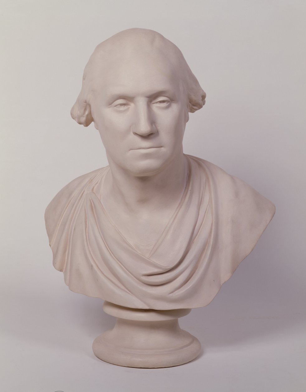 George Washington (malovaná omítka) od Jean Antoine Houdon