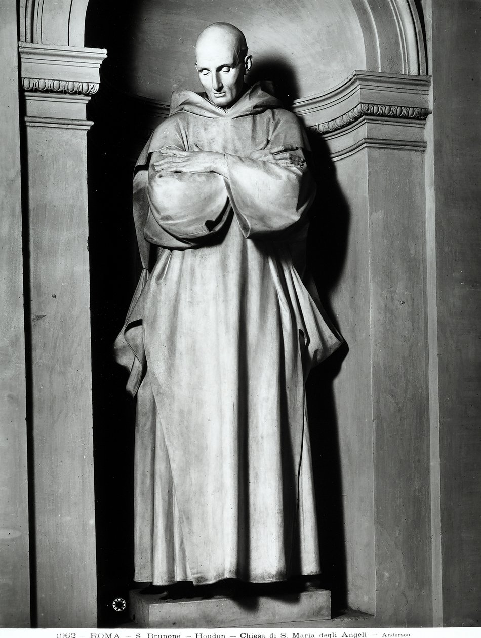 Svatý Bruno z Kolína (mramor) od Jean Antoine Houdon