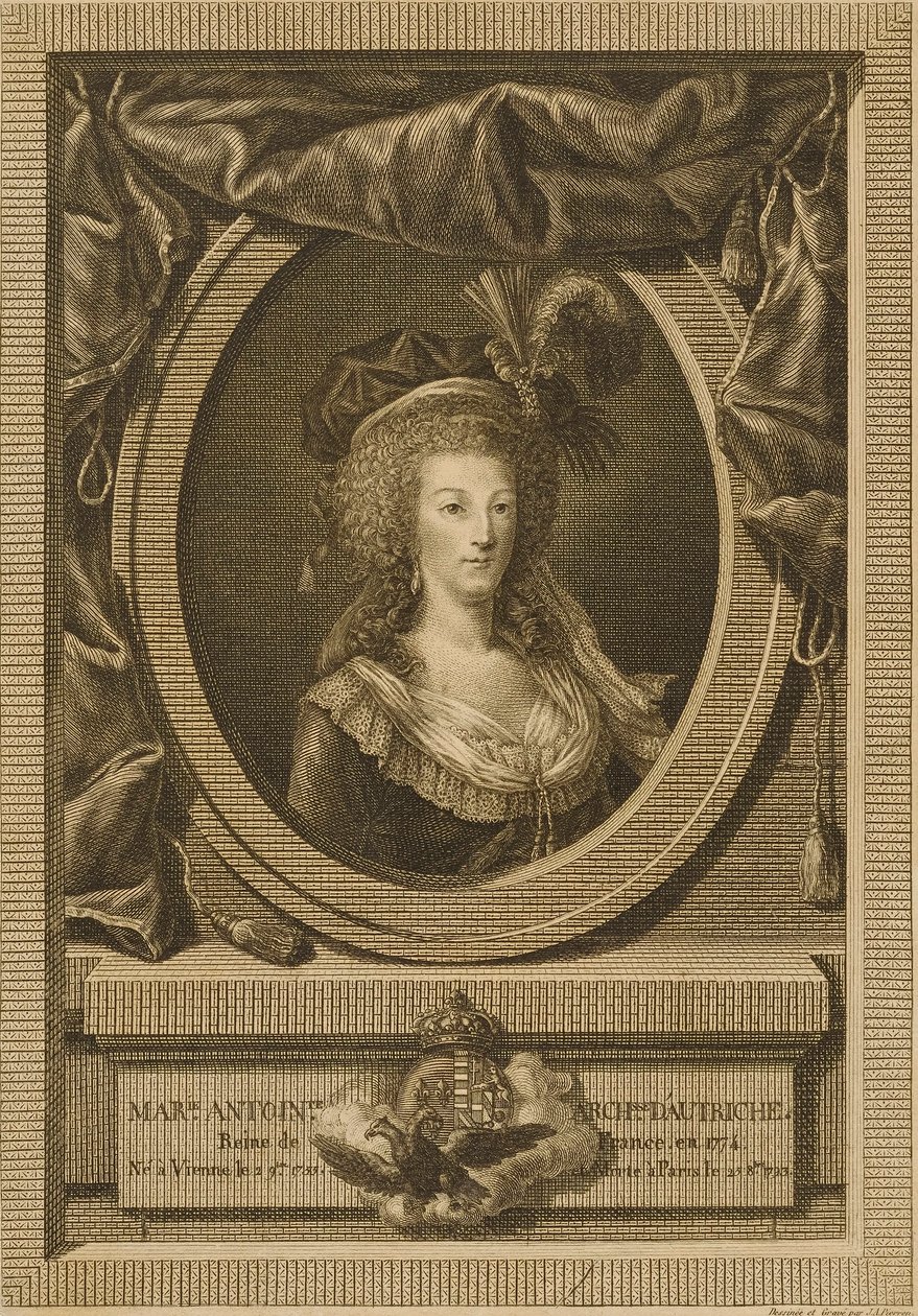 Marie Antoinetta, vévodkyně rakouská od Jean Antoine Pierron
