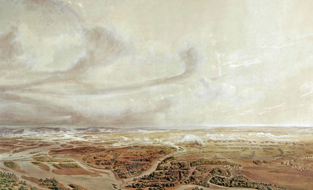 Bitva u Wagramu (5. – 6. července 1809): Francouzské vítězství nad Rakušany od Jean Antoine Simeon Fort