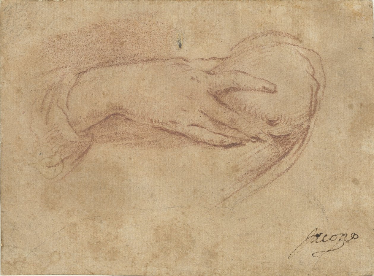 Ruka na hrudi od Jean Antoine Watteau (rejected attribution)