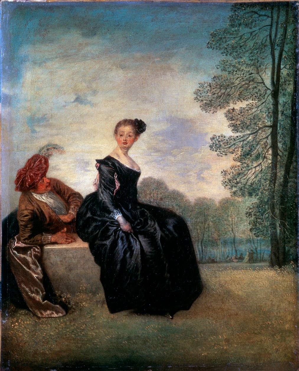 Rozmarná žena La Boudeuse, 1718. od Jean Antoine Watteau