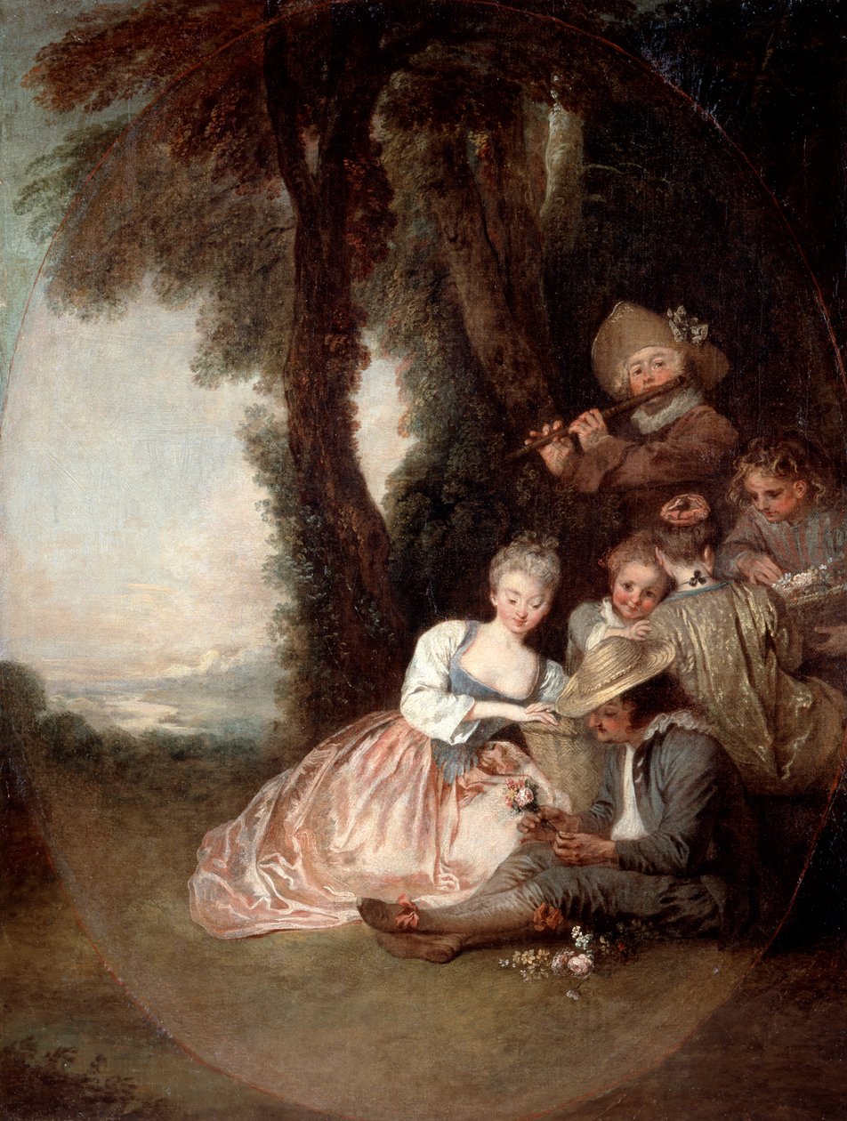 Koncert Champetre, 1715 od Jean Antoine Watteau