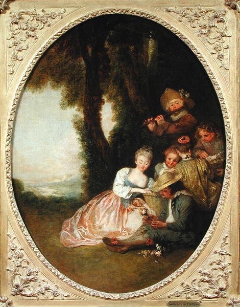Koncert Champetre, 1715 od Jean Antoine Watteau