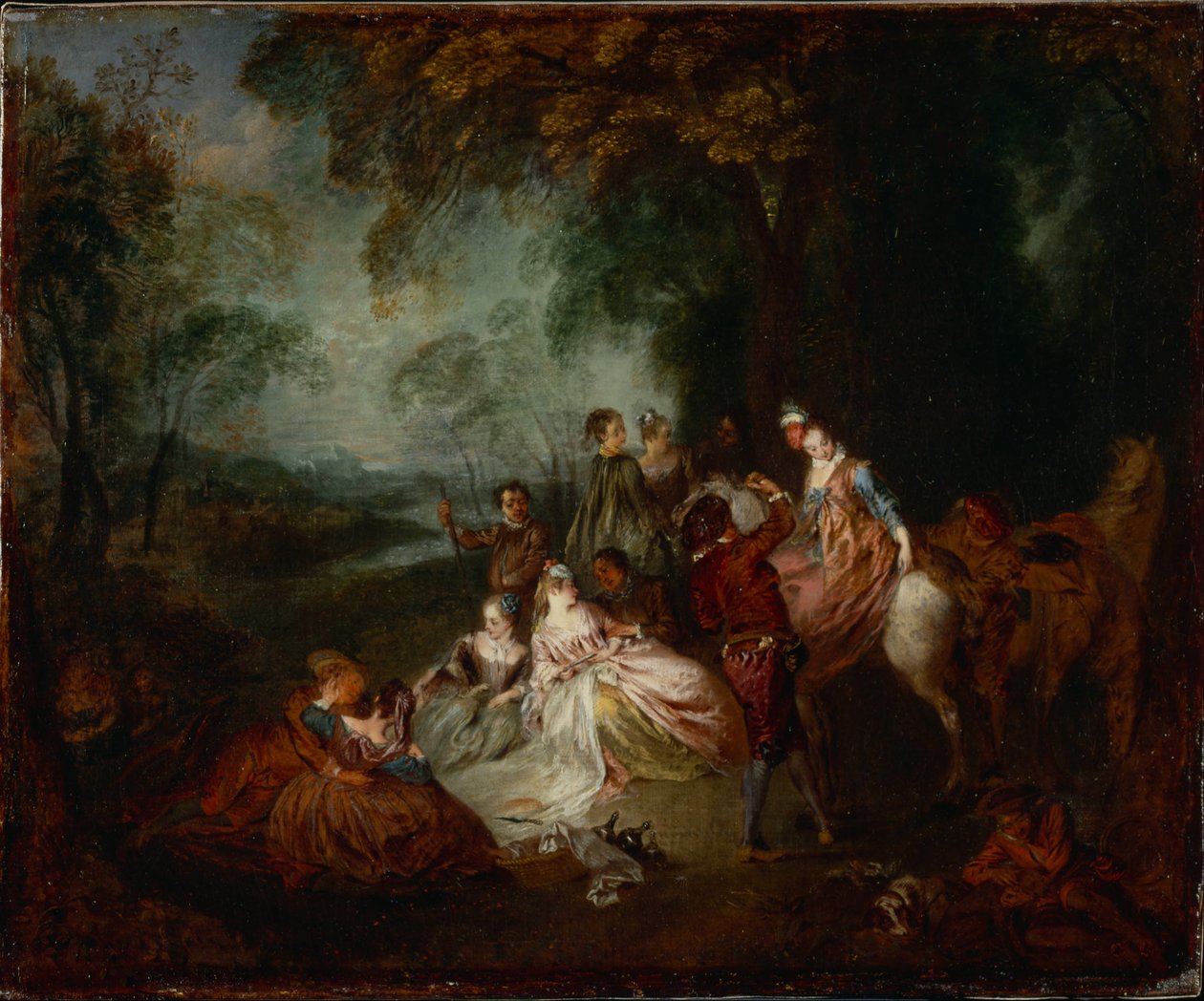 Slavnost Champetre od Jean Antoine Watteau