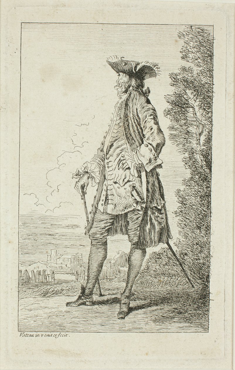 Figurky režimu od Jean Antoine Watteau