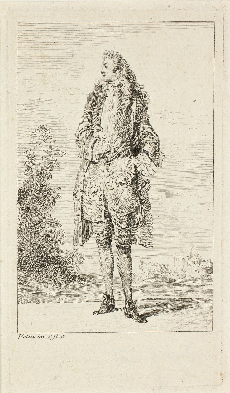 Figurky režimu od Jean Antoine Watteau