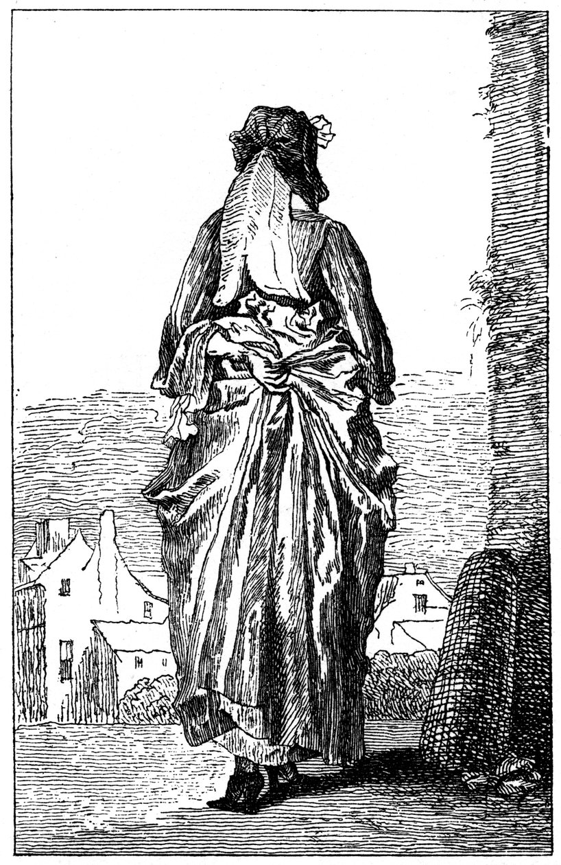 Francouzský kostým, 1885. od Jean Antoine Watteau