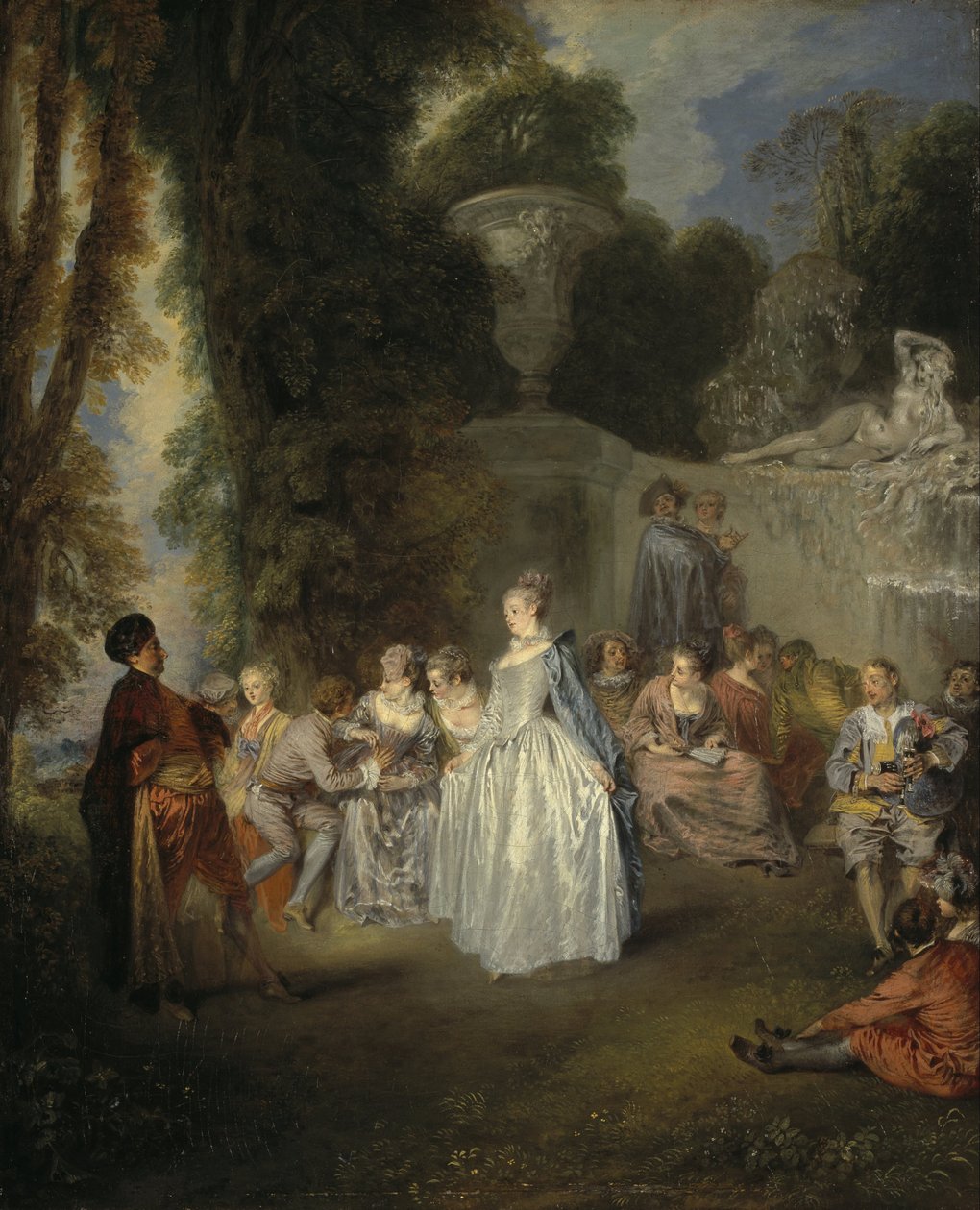 Benátské festivaly od Jean Antoine Watteau