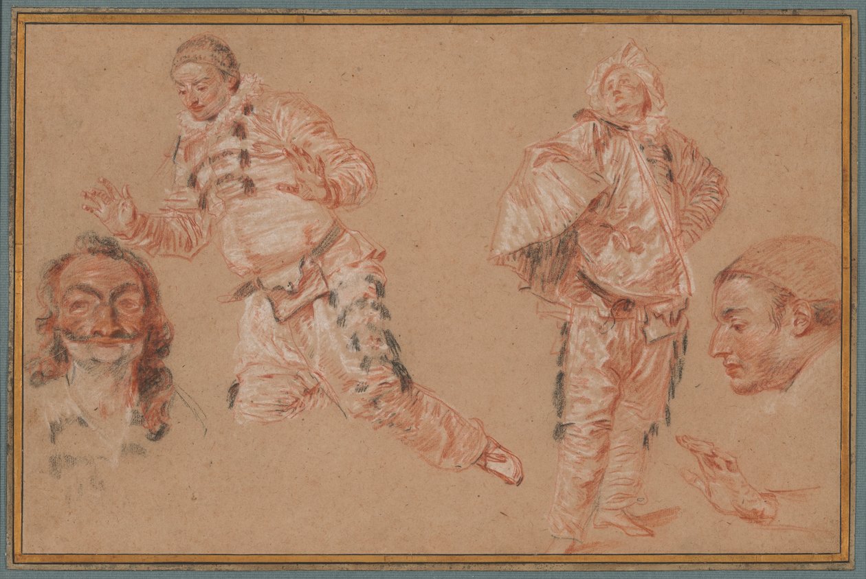Italští komici od Jean Antoine Watteau