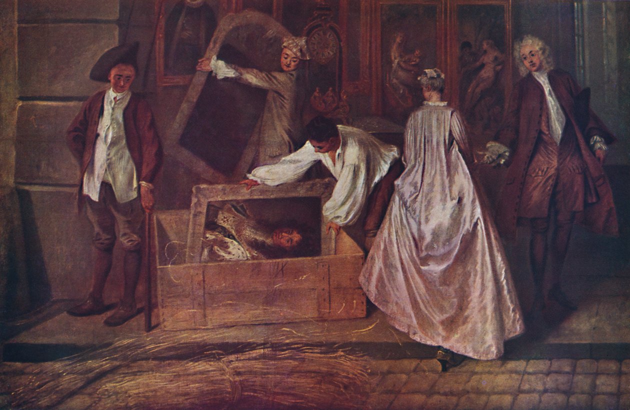 Fragment znamení Gersainta, 1720-1721, 1937 od Jean Antoine Watteau