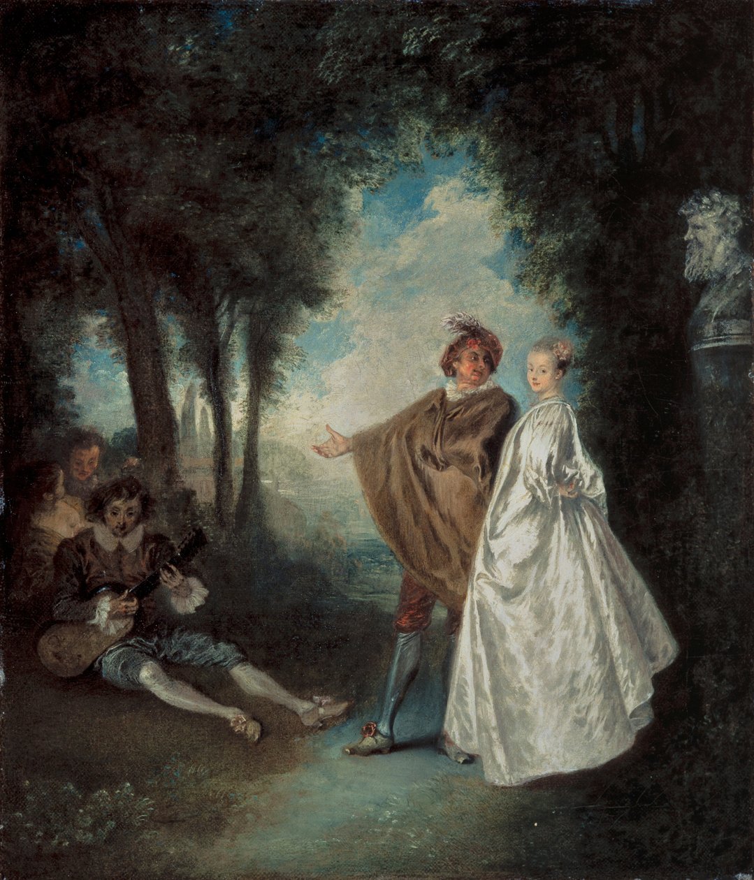 Chůze od Jean Antoine Watteau