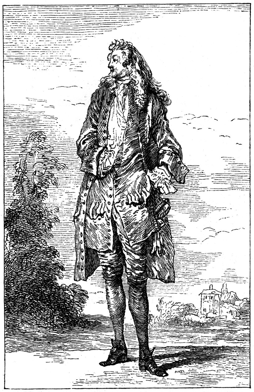 Muž ve francouzském kostýmu, 1885. od Jean Antoine Watteau