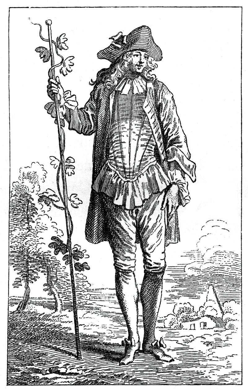 Selský kostým, 1885 od Jean Antoine Watteau