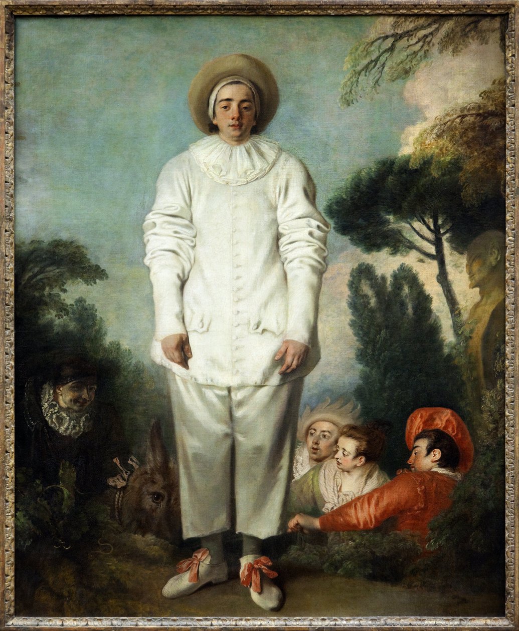 Pierrot, dříve známý jako Gilles (olej na plátně) od Jean Antoine Watteau