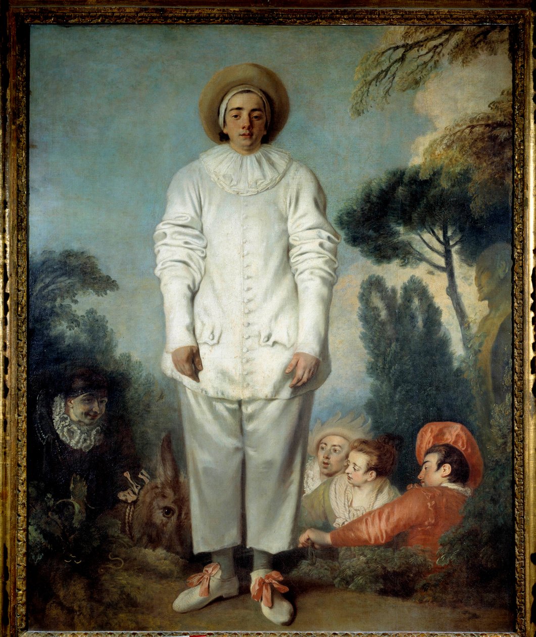 Pierrot, kdysi zvaný Gilles. (Pedrolino v Commedia dell