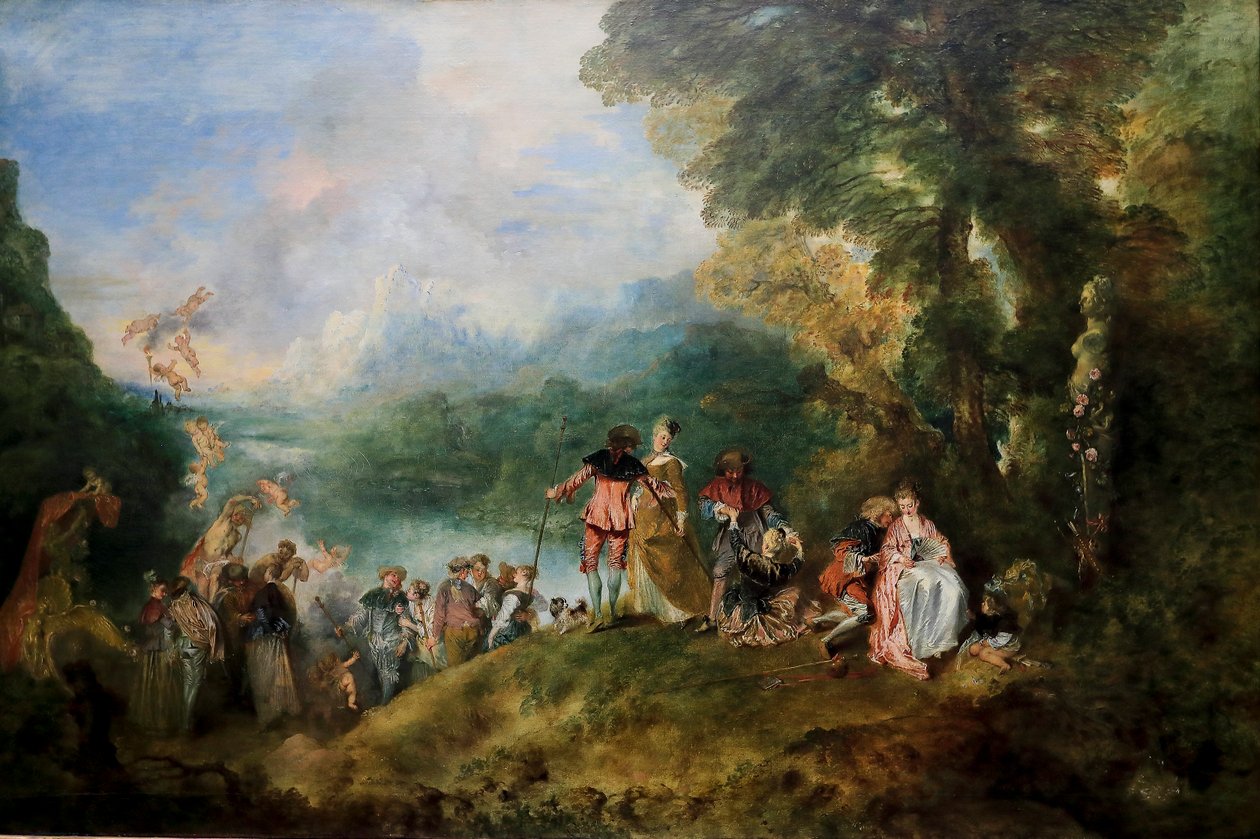 Pouť na ostrov Cythera od Jean Antoine Watteau