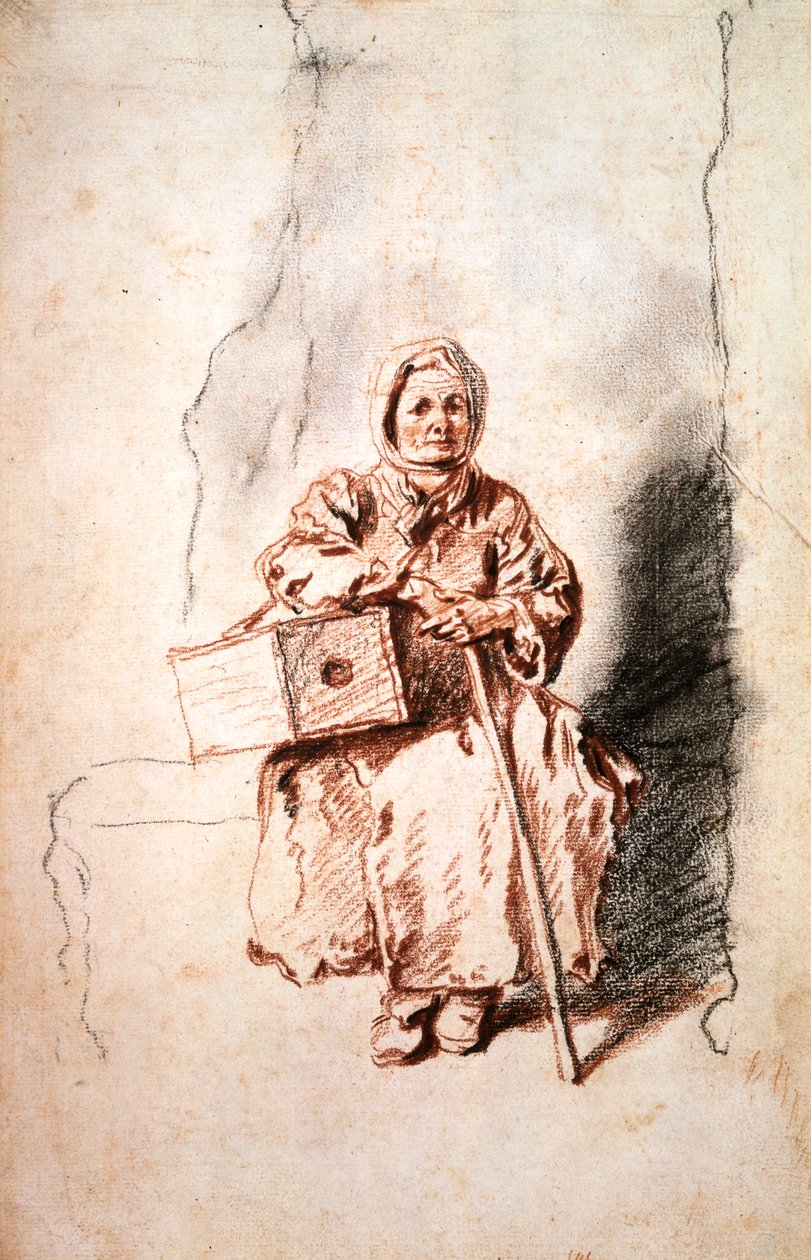 Savoyarde, c1715 od Jean Antoine Watteau