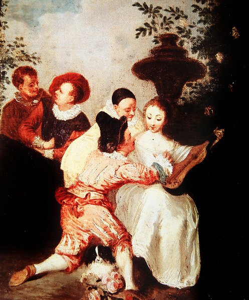 Studie pro Vypravěče (viz také 182573) od Jean Antoine Watteau