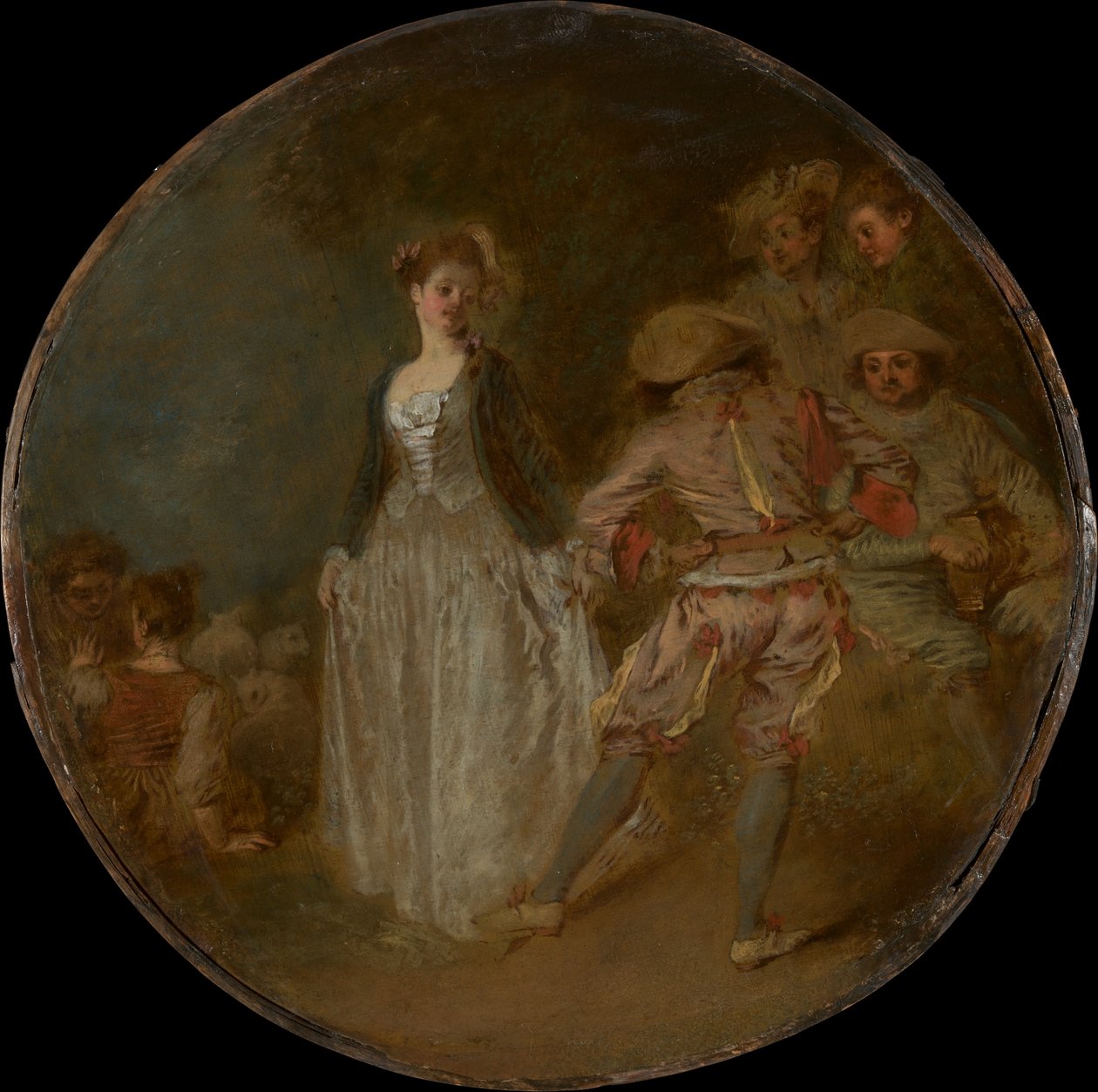Country Tanec od Jean Antoine Watteau