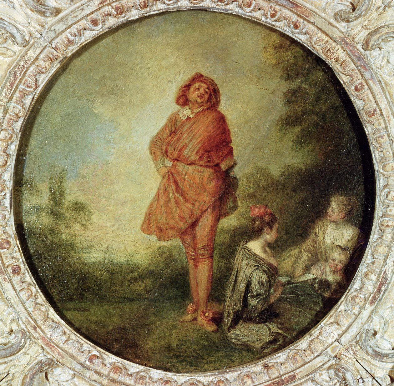 Pyšný muž, 1715 od Jean Antoine Watteau