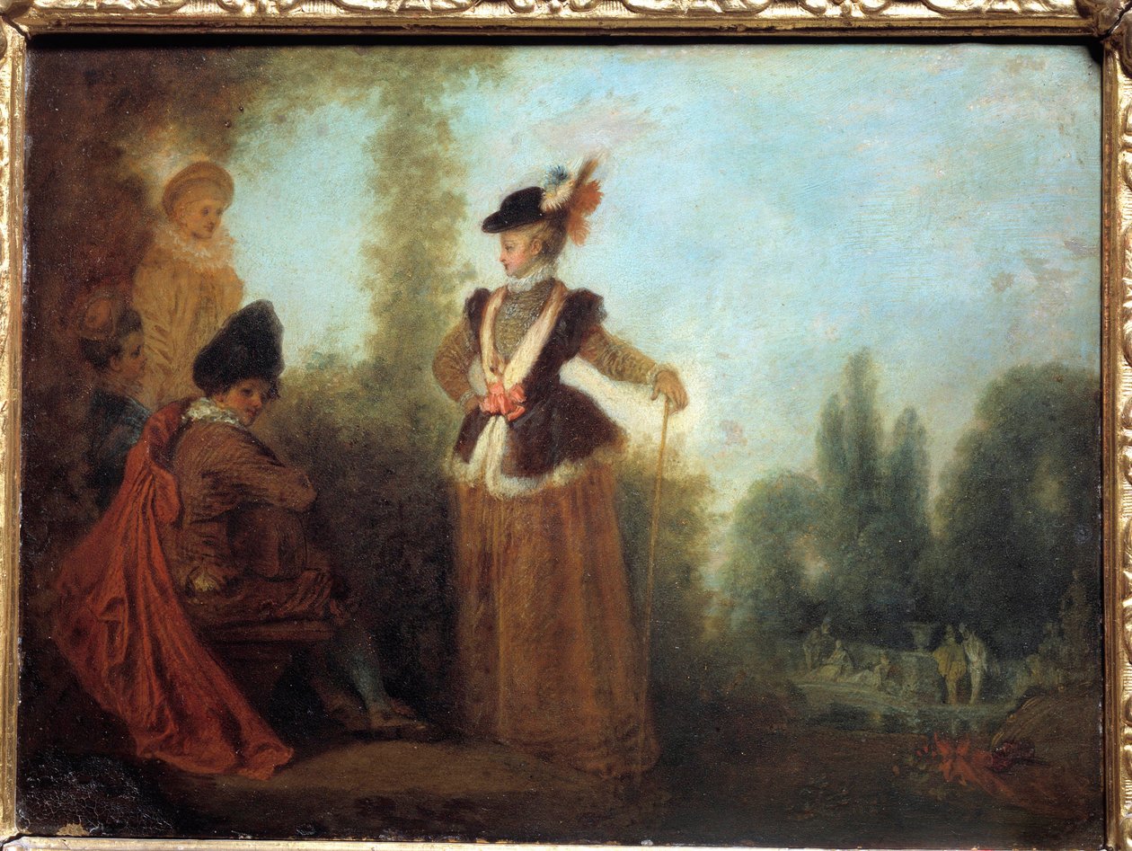 Závěsný od Jean Antoine Watteau
