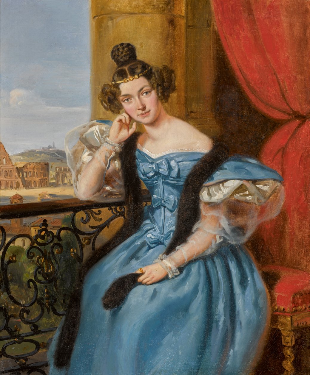 Portrét Ekateriny Nikolaevny Meshcherskaya, rozené Karamzina 1806-1867, 1835. od Jean Auguste Bard