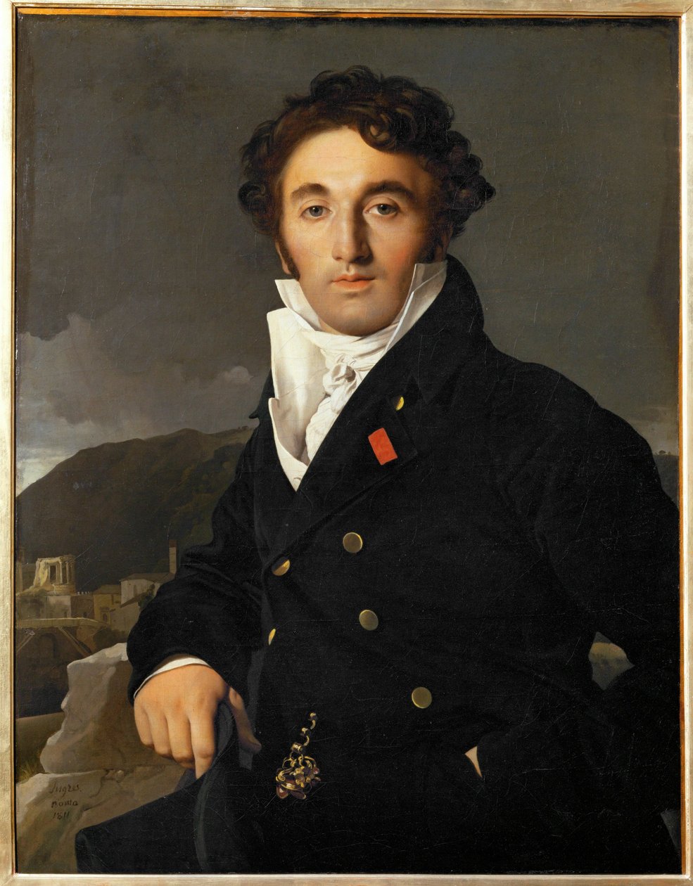 Charles Cordier, Inspecteur des Domaines a Rome et Paris, 1811... od Jean Auguste Dominique Ingres