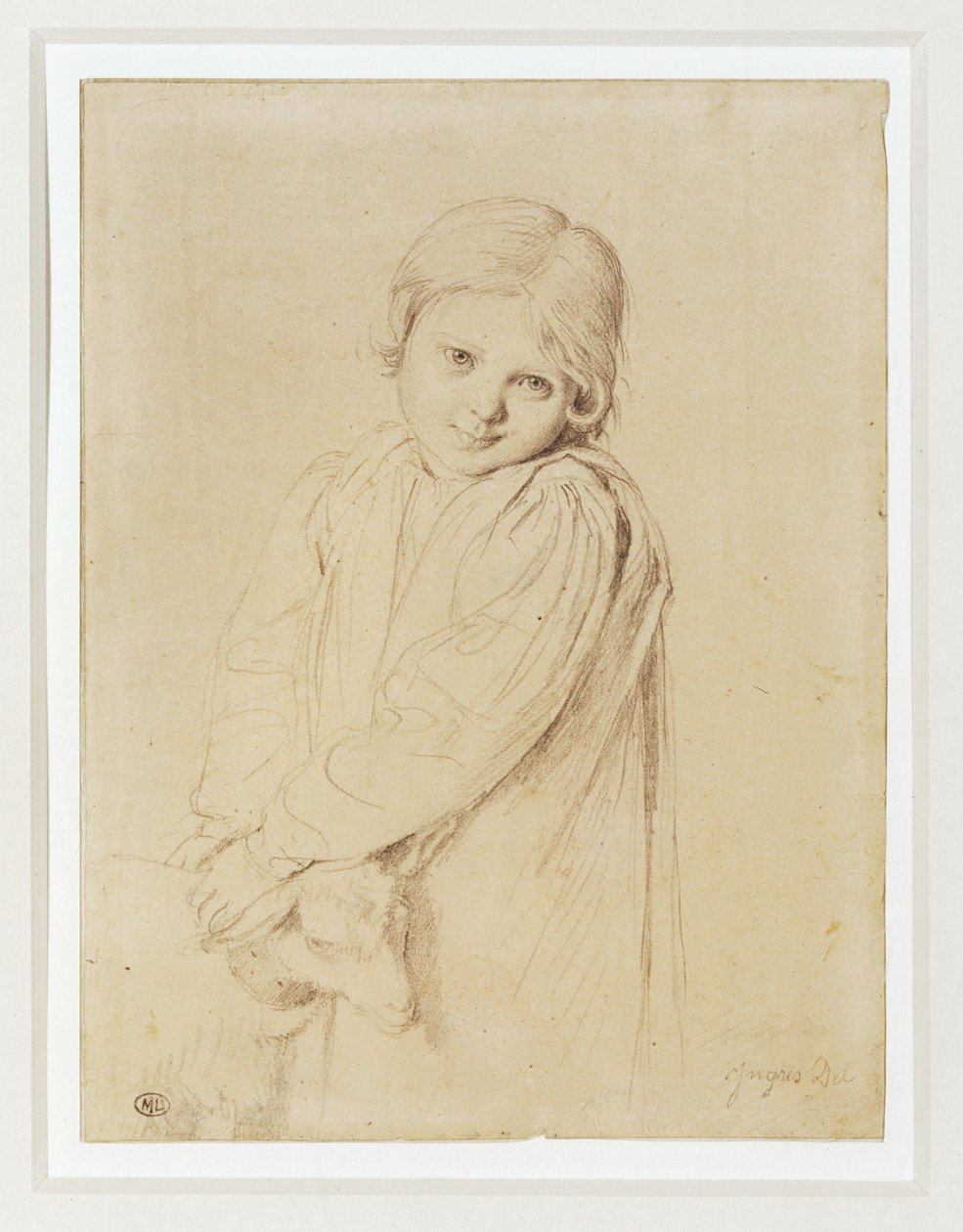 Charlotte-Madeleine Taurel, dcera rytce ... od Jean Auguste Dominique Ingres