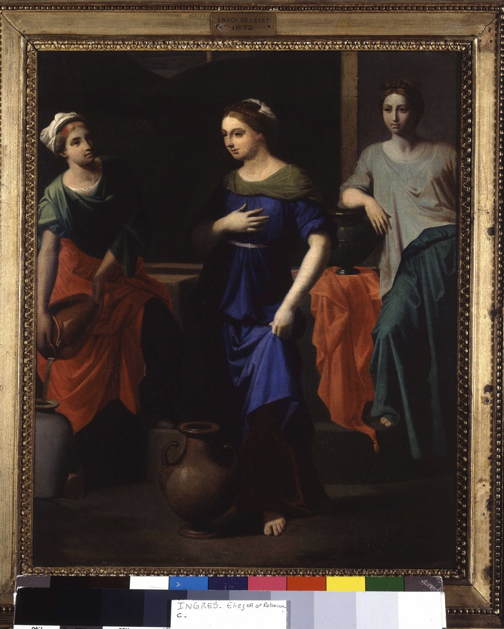 Eliezer a Rebecca od Jean Auguste Dominique Ingres