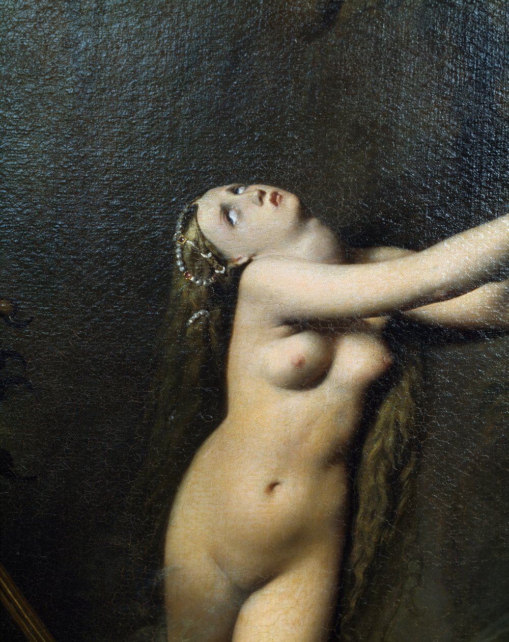 Obrázek Angelica, detail od Roger Free Angelica od Jean Auguste Dominique Ingres