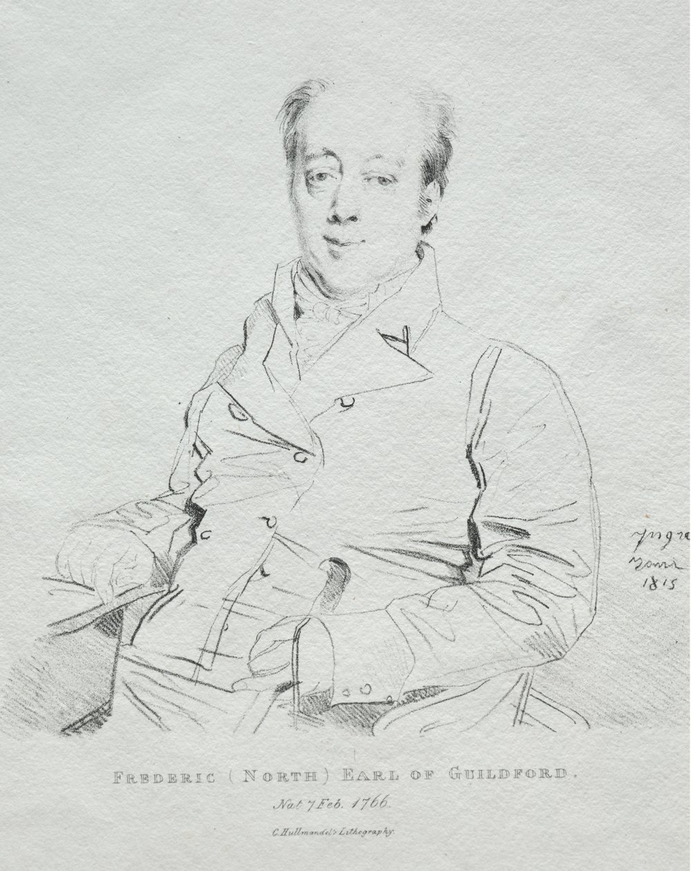 Frederic 5. hrabě z Guilfordu od Jean Auguste Dominique Ingres