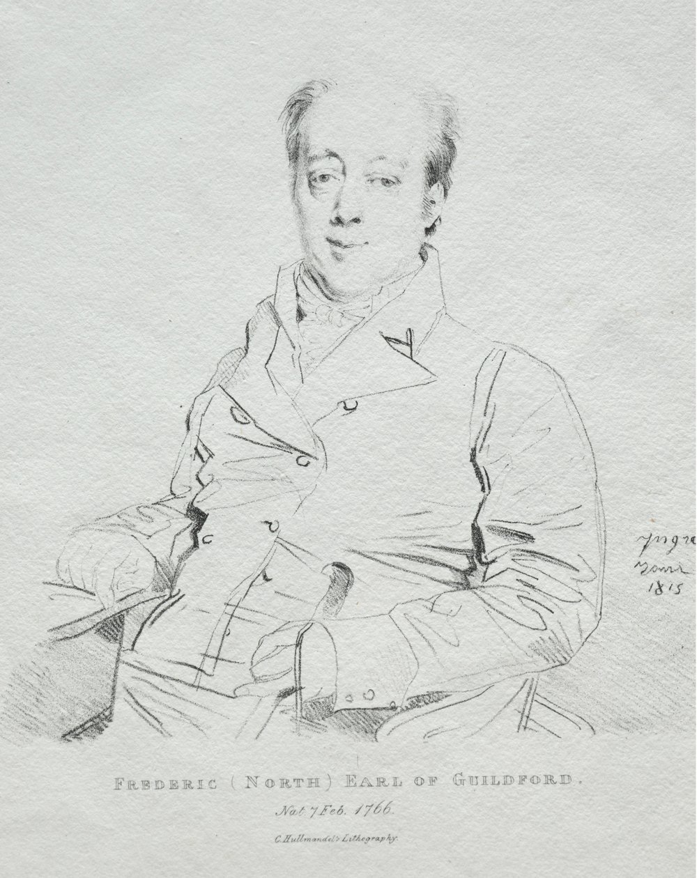 Frederic 5. hrabě z Guilfordu, 1815. od Jean Auguste Dominique Ingres