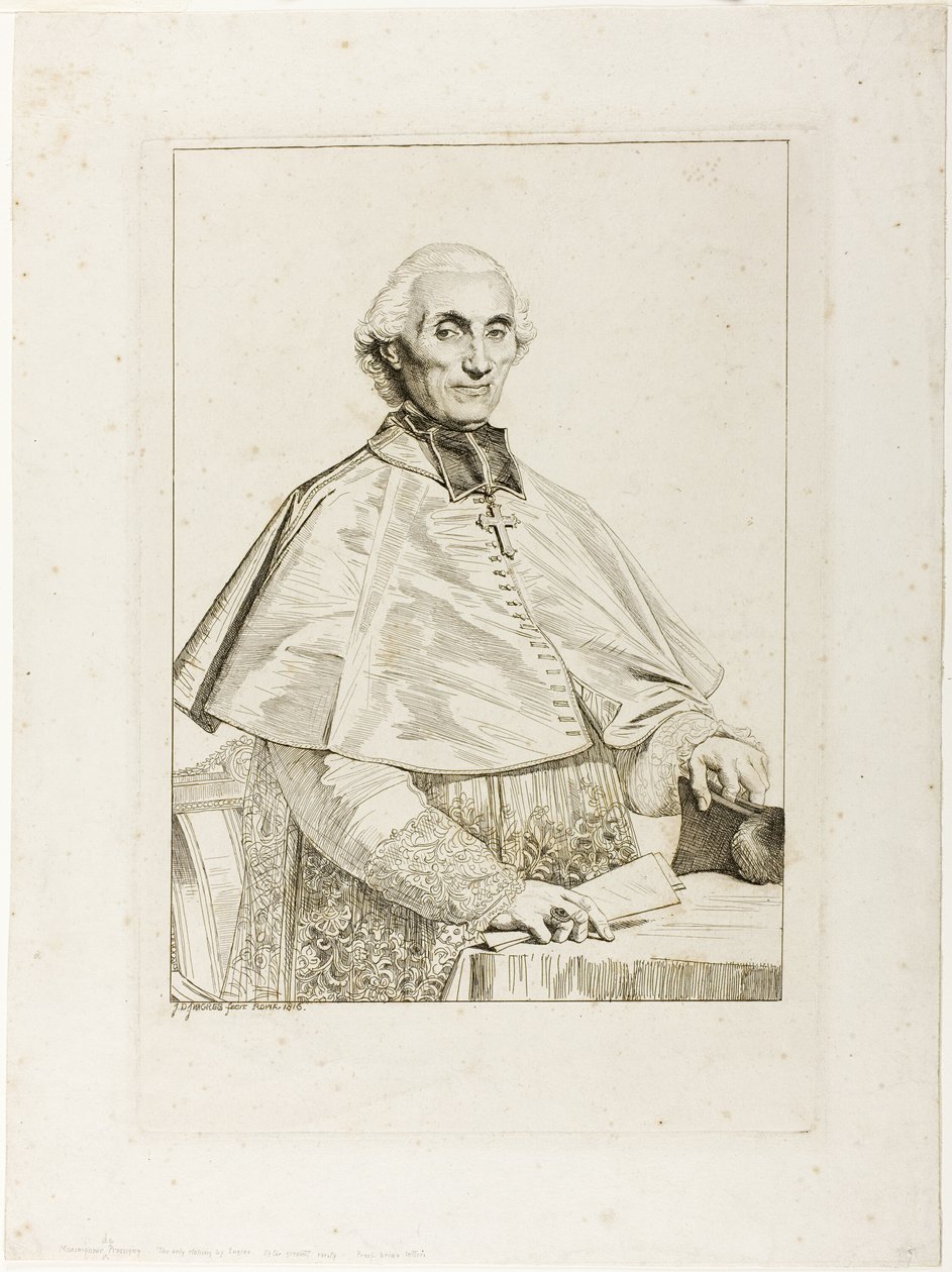 Gabriel Cortois de Pressigny od Jean Auguste Dominique Ingres