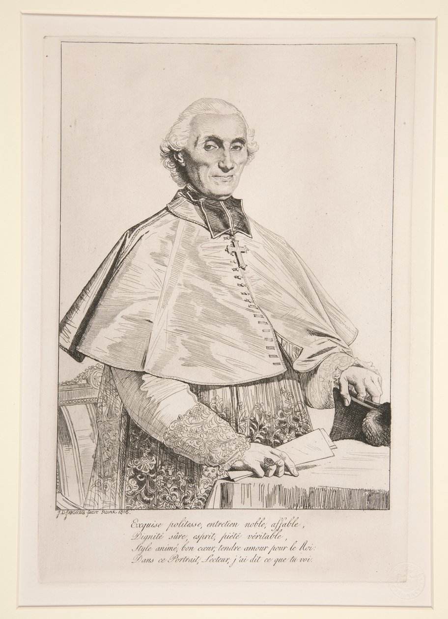 Gabriel Cortois de Pressigny od Jean Auguste Dominique Ingres