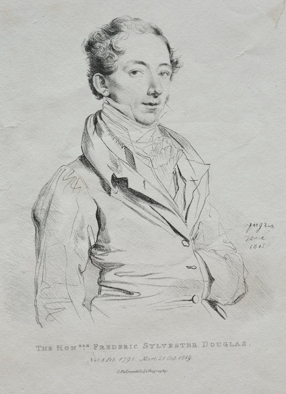 Ctihodný Frederic Sylvester Douglas od Jean Auguste Dominique Ingres