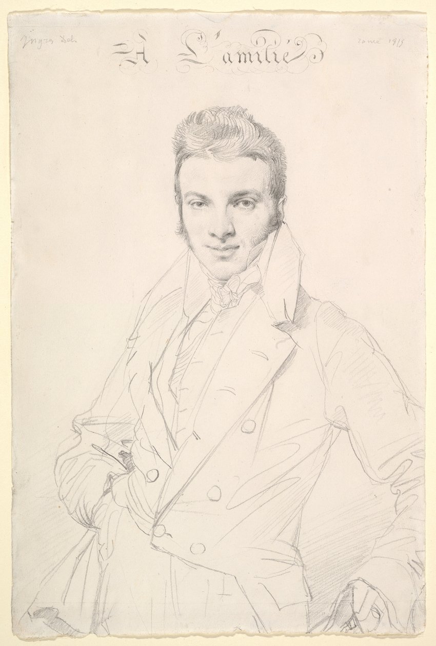 Jean-Joseph Fournier od Jean Auguste Dominique Ingres