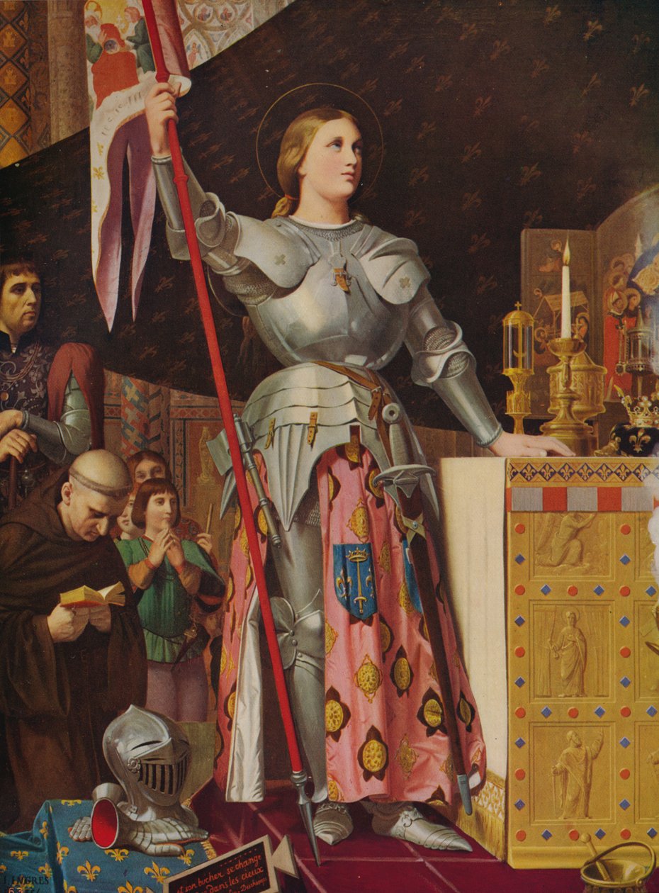 Johanka z Arku, 1854, c1915 od Jean Auguste Dominique Ingres