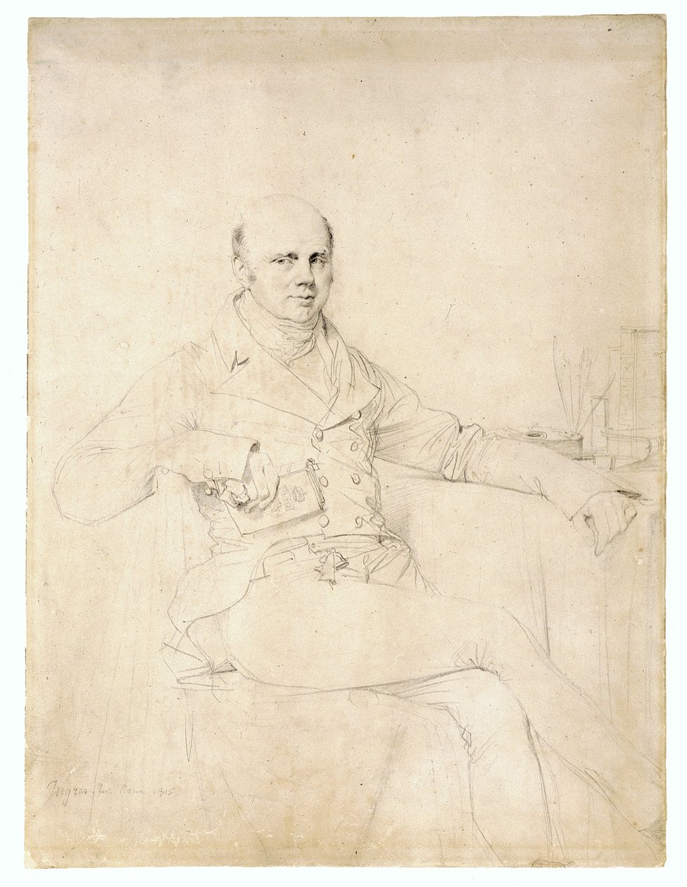 John Russell, šestý vévoda z Bedfordu od Jean Auguste Dominique Ingres