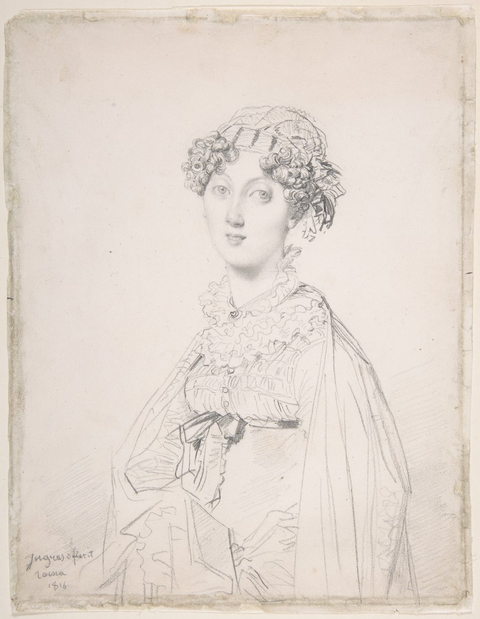 Lady Mary Cavendish-Bentinck (?-1843) od Jean Auguste Dominique Ingres