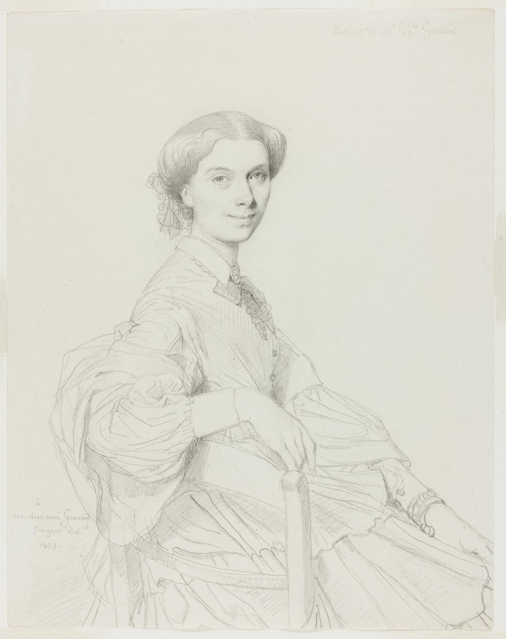 Madame Charles Gounod od Jean Auguste Dominique Ingres