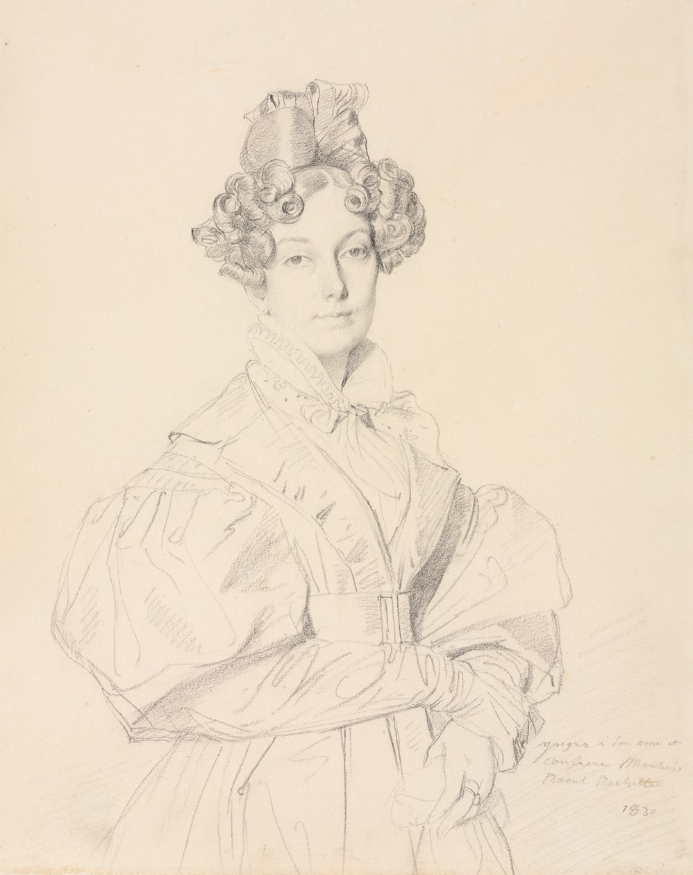 Paní Désiré Raoul-Rochette od Jean Auguste Dominique Ingres