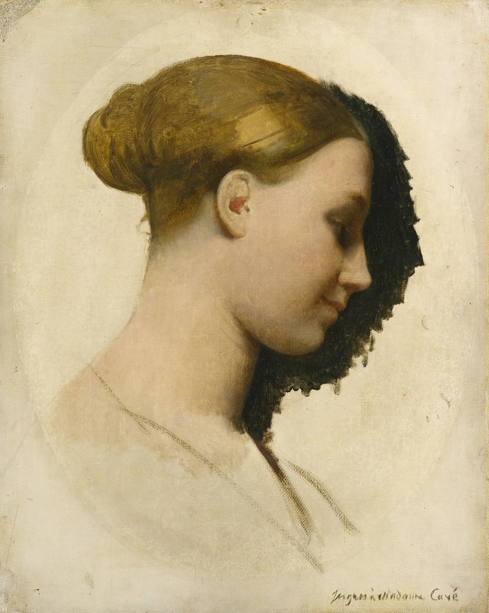 Madame Edmond Cavé Marie-Élisabeth Blavot, narozená 1810, ca. 1831-34. od Jean Auguste Dominique Ingres