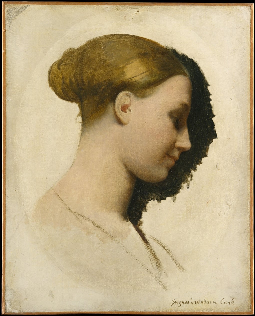 Paní Edmond Cavé (Marie-Élisabeth Blavot, narozena v roce 1810) od Jean Auguste Dominique Ingres