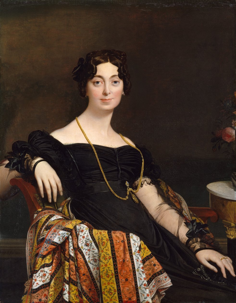 Madame Jacques-Louis Leblanc Françoise Poncelle, 1788-1839, 1823. od Jean Auguste Dominique Ingres