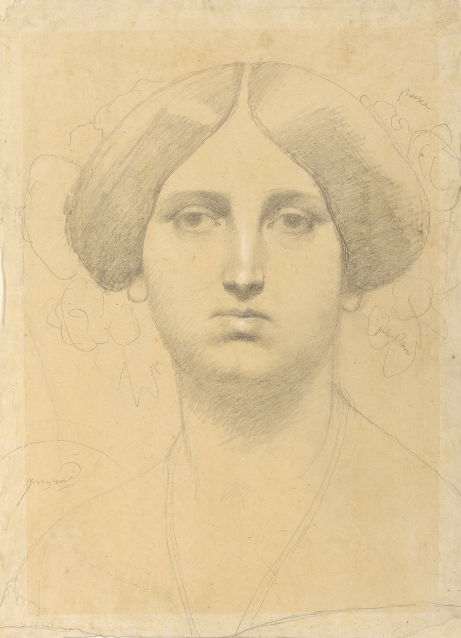 Paní Moitessierová od Jean Auguste Dominique Ingres