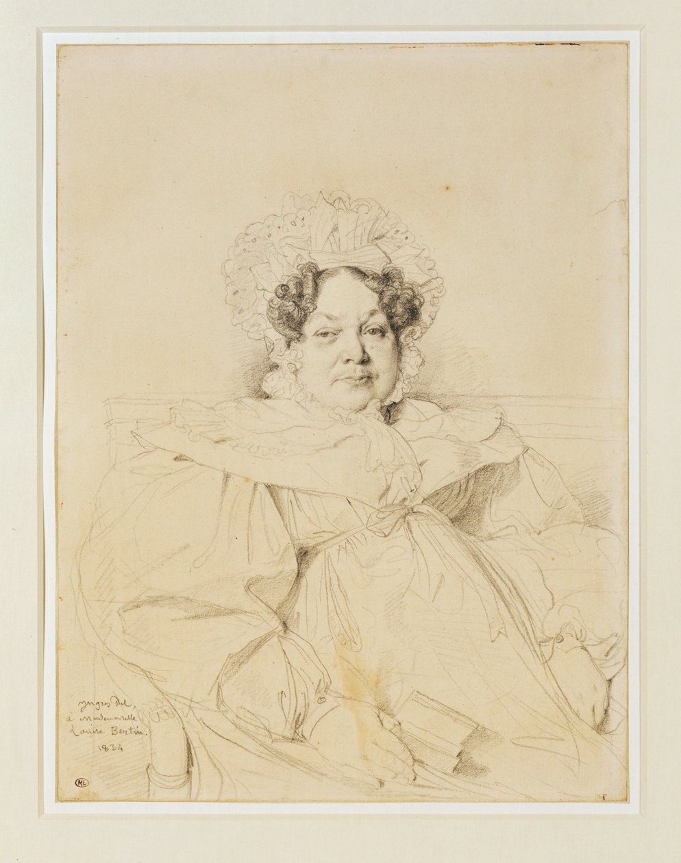 Louis-Francois Bertin ... od Jean Auguste Dominique Ingres