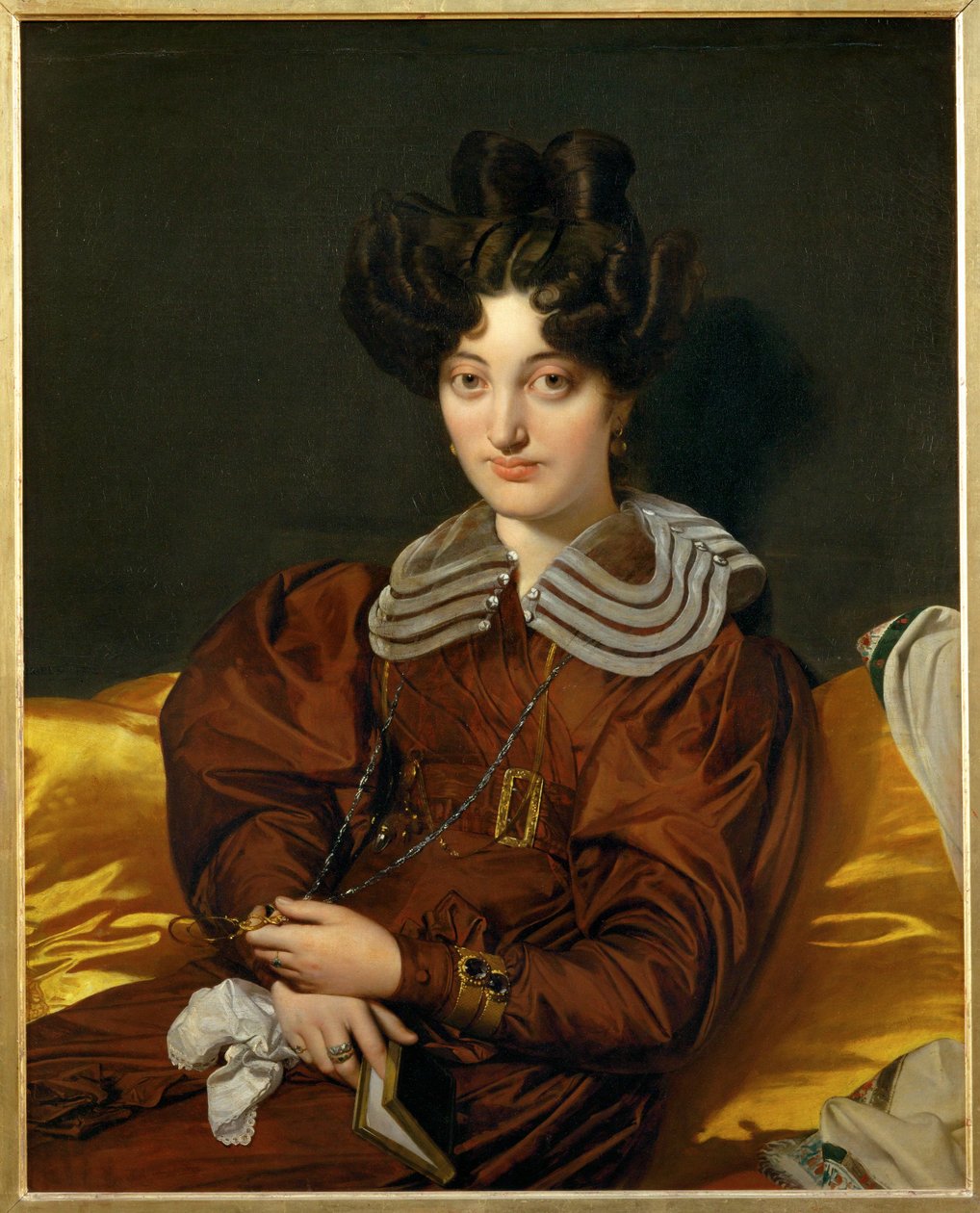 Paní Marcotte de Sainte-Marie Malováno 1826, Salon 1827... od Jean Auguste Dominique Ingres