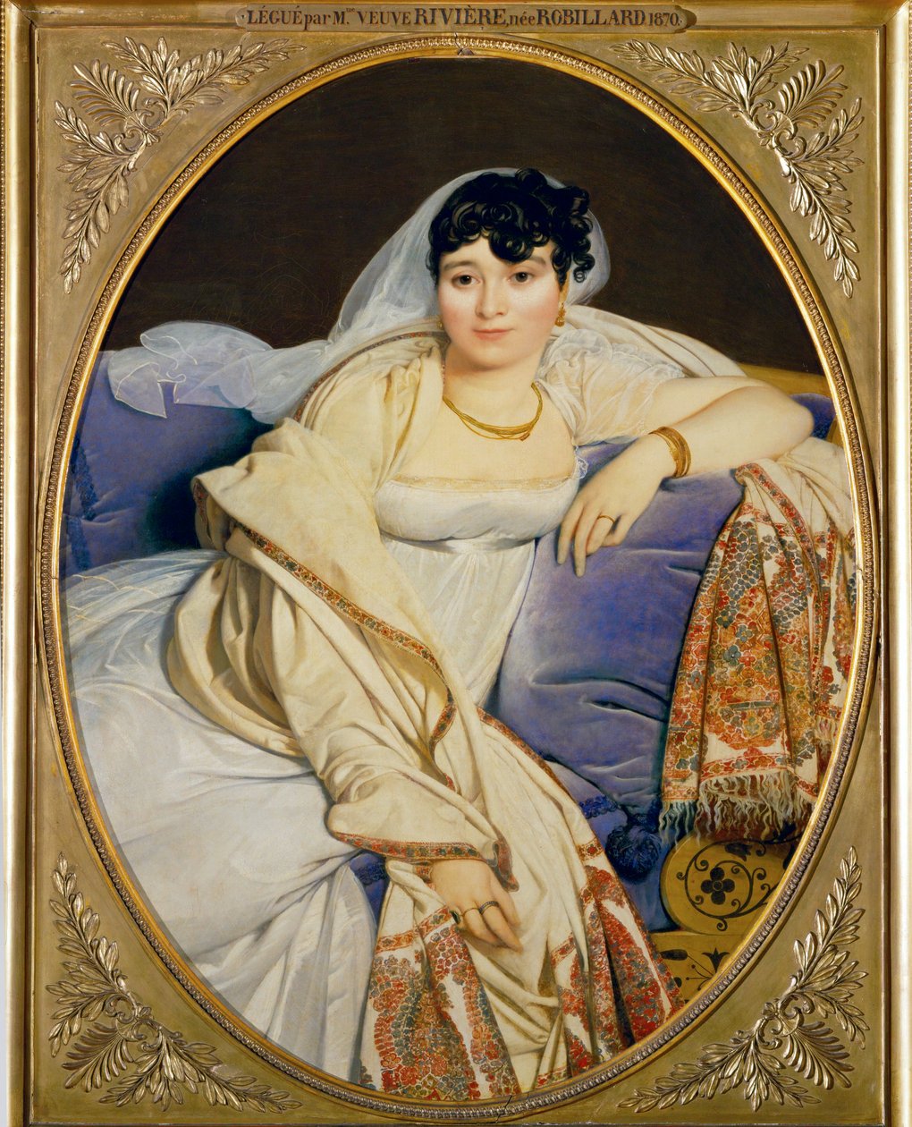 Mme. Riviere, rozená Marie Francoise Jacquette Bibiane Blot... od Jean Auguste Dominique Ingres